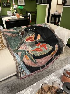 Khăn Trải Ghế Sofa Phong Cách Hiện Đại Nghệ Thuật Tách Biệt Khăn Trải Giường Treo Tường Trang Trí Mùa Đông Ấm Áp Mềm Mại