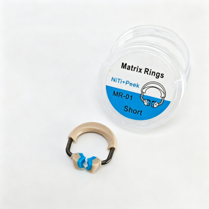 PIORPOY 1Pcs Dental NITI Metal Matrice Clamp Ring Niti Matrix Bands Clip Ring Sectional Contoured Matrix System Dentist Tools
