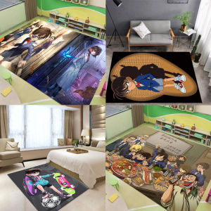 New Arrival Living Room Bedroom Detective Conan Cartoon Carpet Mat Custom Formaldehyde-Free Sun Man Bedside Mats