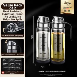 Mad Shark | Glass Easy-Clean Oil Dispenser
