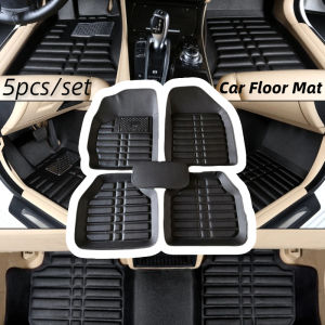 5 Pcs Car Matting Universal Coil Spaghetti Matting Floor Line Coil Pvc Car Floor Mats Auto Interior