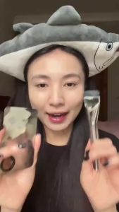 Cọ Tán Kem Nền Dẹt Mảnh Màu Bạc Mỏng Lông Mềm Cọ Nền Dẹt Hỗ Trợ Dàn Kem Mỏng Nhẹ Tự Nhiên Căng Mướt Mịn Siêu Xinh