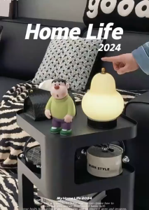 โคมไฟตั้งโต๊ะสไตล์ครีมวินเทจ โคมไฟข้างเตียงนอนในบ้าน โคมไฟกลางคืนโรแมนติก โคมไฟทรงลูกแพร์ย้อนยุค โคมไฟสร้างบรรยากาศข้างเตียงสำหรับ B&B