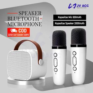 NVN-KTV1 SPEAKER BLUETOOTH MICROPHONE SET KARAOKE KTV WIRELES PORTABL
