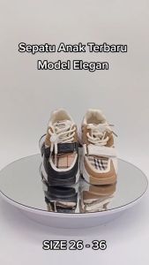 Sepatu Anak perempuan / laki laki import Kece FASHIOn Loafer Variasi Tali Import bisa cod