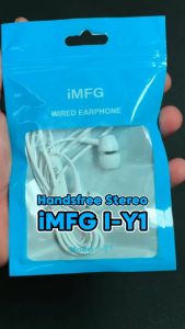 iMFG  i-Y1 Handsfree Stereo Compatible with all Jack 3.5mm Devices Heatset berkabel