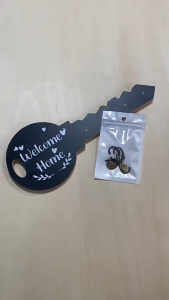 New Wooden Large Key Shape Holder - Shelf & Multi-Purpose Hook Space Saving Orangzier