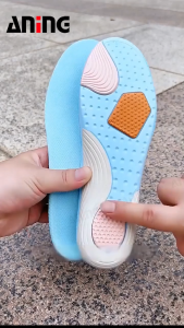 พื้นรองเท้า EVA รองรับอุ้งเท้าแบบน้ำหนักเบา พื้นรองเท้าแบบแบนน้ำหนักเบา ระบายอากาศได้ดี
