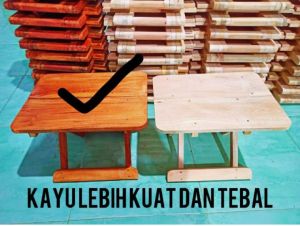 REHAL MEJA LIPAT KAYU/MEJA LIPAT OUTDOR/MEJA NGAJI ANAK/MEJA LIPAT PORTEBLE /MEJA BELAJAR LIPAT/MEJA BELAJAR ANAK