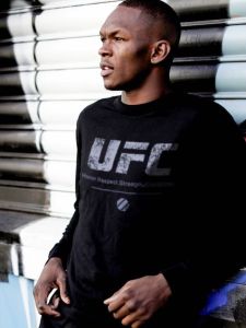 UFC Black Dragon round Neck Sweatshirt Long Sleeve Hoodie Mens Casual Sportswear Breathable Moisture Wicking Knitted Fabric