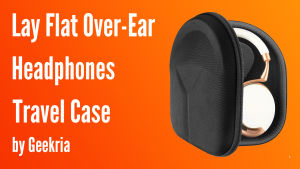 Geekria Headphone Case Compatible with Anker Soundcore Space Q45 Life Q35 Life Q30 Life Q20 Life Q20+ Headphones Replacement Protective Hard Shell Travel Carrying Bag