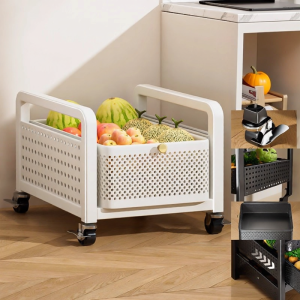 B&W | Movable Multi-level Vegetable and Fruit Storage Rack