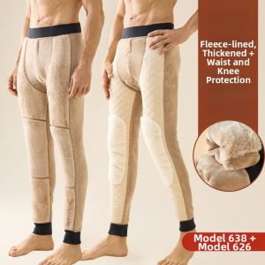 TUCANO | Thickened Rabbit Fur Lined Warm Cotton Trousers