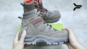 Sepatu Safety Boots Pria Cowok Keren Proyek Kerja Lapangan Traking Hiking Lavio Geneva High Terlaris