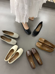 Flat Soft Sole Womens Shoes Brown