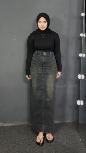 ROK JEANS CESSA ROK JEANS SPAN KOREAN STYLE