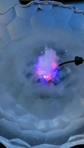 Monqiqi เครื่องสร้างควัน ควันบอนไซ ละอองน้ํา. บ่อปลาตู้ปลาสเปรย์ความชื้น เครื่องพ่นหมอกน้ํา พร้อมไฟLED อุปกรณ์ต