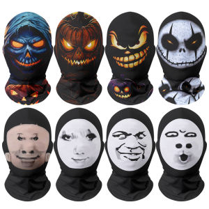 3D Simulation Halloween Cosplay Mask Full Face Mask for Party Costume Transformation Prank Anime Performance Headset Adult Size