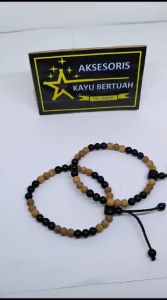 Gelang kayu bertuah kombinasi terabik isi 33butir