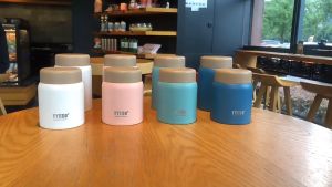 TYESO MINI 2ขนาด 220mlกับ280ml แก้วกระติกแบบพกพาขนาดเล็ก กระบอกน้ําขนาดเล็ก เก็บความร้อน เก็บความเย็น