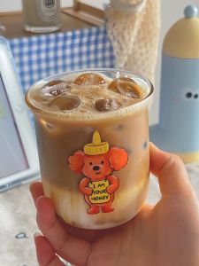 High Borosilicate Glass Dog Shaped Water Cup for Women High Aesthetic Value Home Use Coffee Juice Resistant to High Temperatures