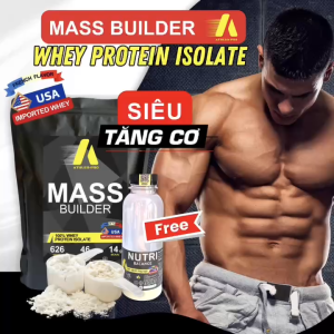 Whey Protein Mass Gainer túi 1kg tặng muỗng đong xịn & thực đơn & giáo án độc quyền