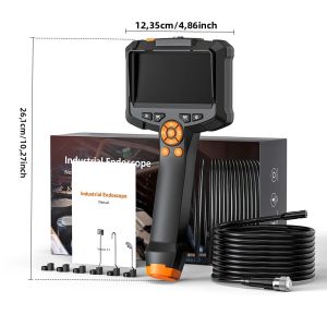 Camera Nội Soi Ống Dẫn INSKAM 4.3 Inch HD Ống Mềm Đèn LED 8 Bóng Pin 2000mAh Chống Nước IP67 Dùng Cho Sửa Chữa Ô Tô