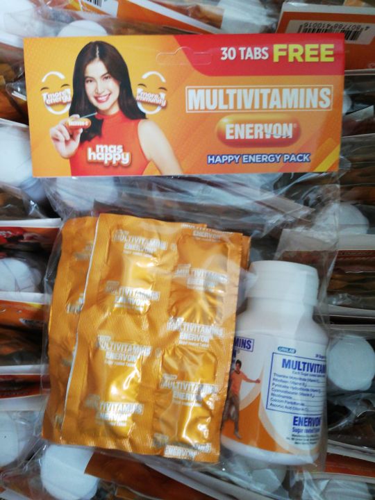 enervon tab 30s bottle plus free 30 tablets | Lazada PH