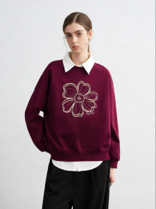 Toyouth | Áo Hoodie Thêu Hoa Bền Nhẹ