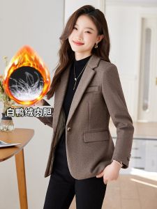 Stylish Warm Duck down Jacket for Middle-Aged And Elderly Women Autumn Winter Fashionable Coat High-Quality Polyester Fiber