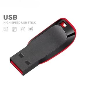 High Speed Genuine USB Flash Drive 128GB Black Pen Drive with Bonus Keychain 64GB Memory Stick 32GB Business Gift 16GB