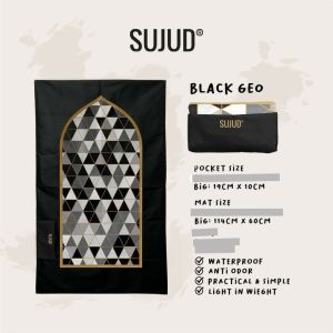 SUJUD Travel Prayer Mat Portable Sejadah L 114 × W 60cm