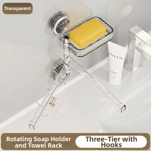 MEIJIAN | Rotatable Easy Install Soap Holder