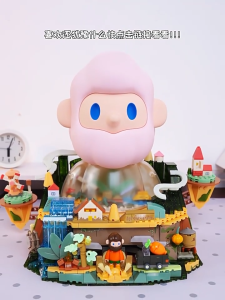 AREA-X Block AB0219 Farmer Bob The Farm Watcher Finding Unicorn Series Gift Decoration Building Brick Toy
