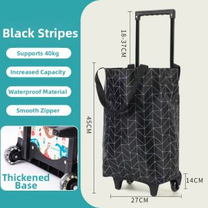 MEINAMEI | Collapsible Portable Shopping Cart