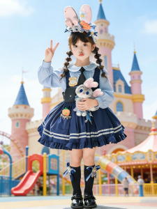 BEIMENGFAN | Zootopia Judy Costume Set Girls Princess Dress