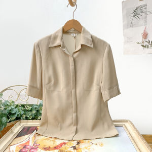Áo Khoác Thời Trang Mùa Hè Cho Nữ Váy Midi Chất Liệu Polyester Cổ Bẻ Tay Giữa Phong Cách Cổ Điển Bộ Sưu Tập Mùa Hè