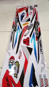 SATRIA FU TYPE S (COD) STIKER STRIPING MOTOR SUZUKI SATRIA FU TYPE S - STIKER LIST GRAFIK SIMPLE WARNA VARIASI DESAIN RACING HOLOGRAM DAN TRANSPARAN BISA COD IP.KODE-392