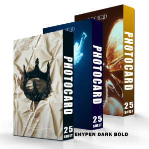 APPLE GOLD Photocard Enhy-pen Dark Blood Full Half New Premium Glossy