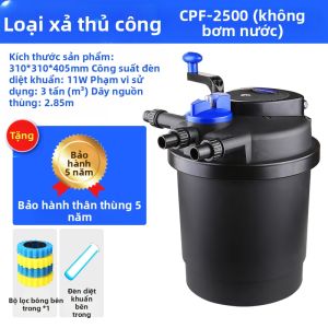 sunsun | đèn uv lọc hồ cá Hệ Thống Lọc Nước Hồ Cá Ngoài Trời