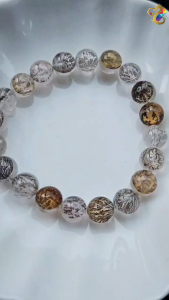 Collection Grade Dendritic Hematoid Bracelet