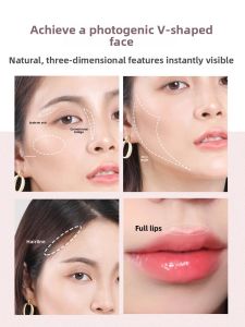 MONLEYTA | Dual-Head Highlighting Contour Stick Bedworm Pen Illumination Brightening Concealer Triple-In-One Shading Blush Cover-Up