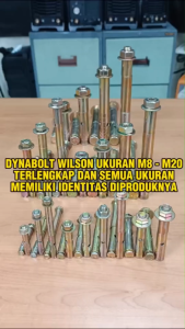 WILSON 1 Pak Baut Beton DInabolt Baut Tanam Tembok
