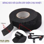 Băng keo vải chịu nhiệt dùng quấn dây điện ô tô xe máy chất lượng cao.