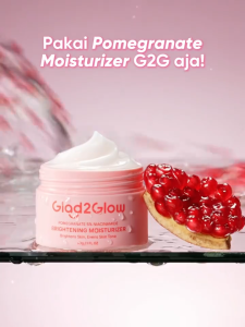 Glad2Glow Pomegranate Niacinamide Brightening Moisturizer - Pelembap Muka Pencerah Kulit