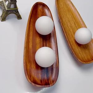 OUCHAO | Vintage Aesthetic Walnut Wall Light
