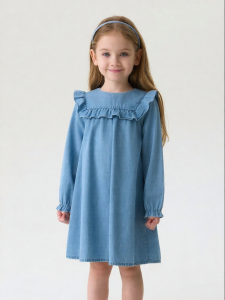 Marc&Janie | Ruffled Girls Denim Dress