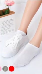 Kaos Kaki Wanita Polos Kaos Kaki Pendek Semata Kaki Ankle Bahan Spandex Lembut Cute Short PST