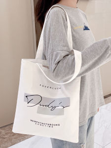 Large Capacity Canvas Shoulder Bag for Women Commute Handbag Tote Bag Work Bag Zipper Closure Fashionable Trendy Commuter Bag