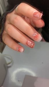 Set 24 móng tay giả dài - sang trọng dễ thương cho nữ - Z268 - Kèm keo dán móng CÓ ẢNH SP THẬT